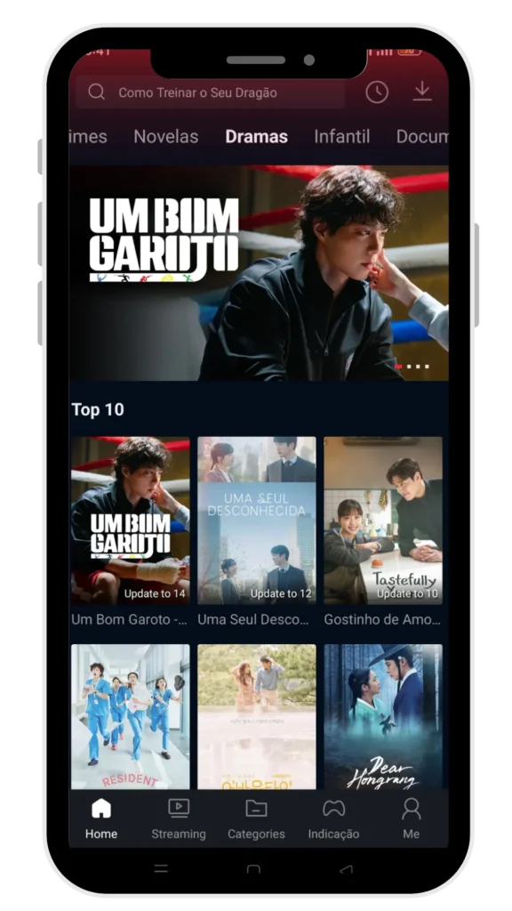home page 13 Reprodução de vídeo suave sem buffering